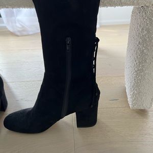 Aldo over the knee faux suede boot size 9 women